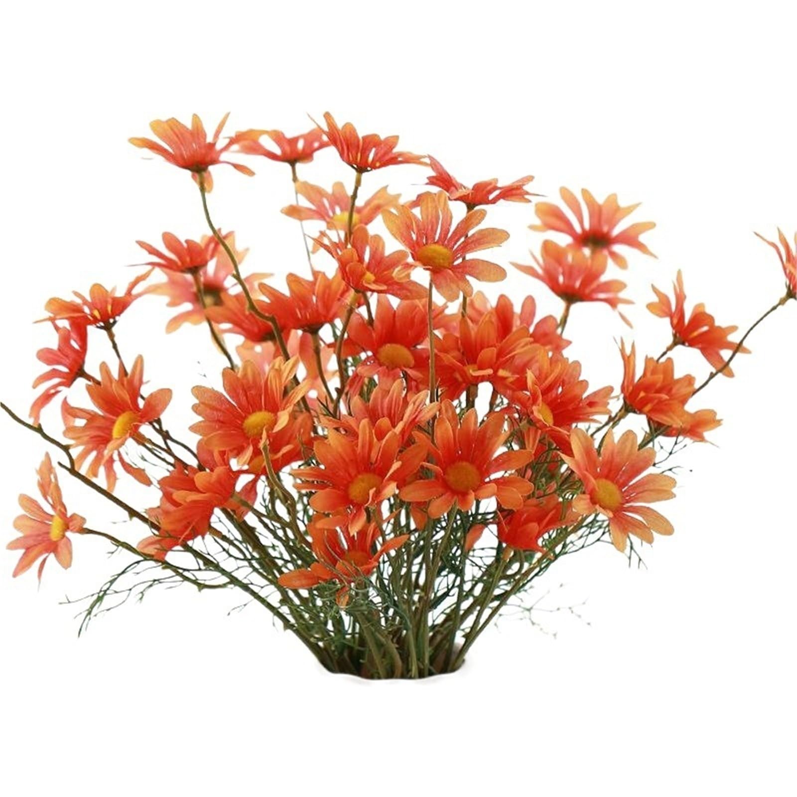 WBCDXCBB Simulated daisy with 5 heads, Dutch chrysanthemum, Persian, simulated flowers, chamomile 1Pcs(5Headwhiteone)