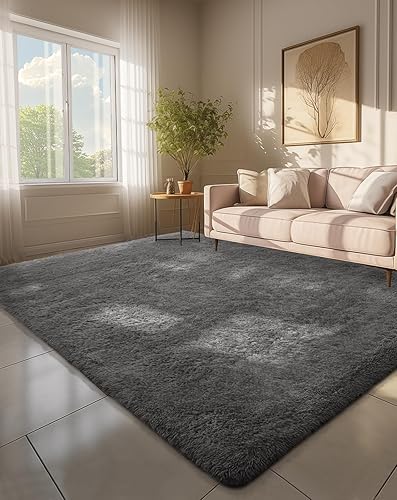 Miniatura 120 de Ophanie - Alfombra redonda rosa para dormitorio de niñas, alfombra circular de área de felpa kawaii esponjosa para niños, linda alfombra de Navidad