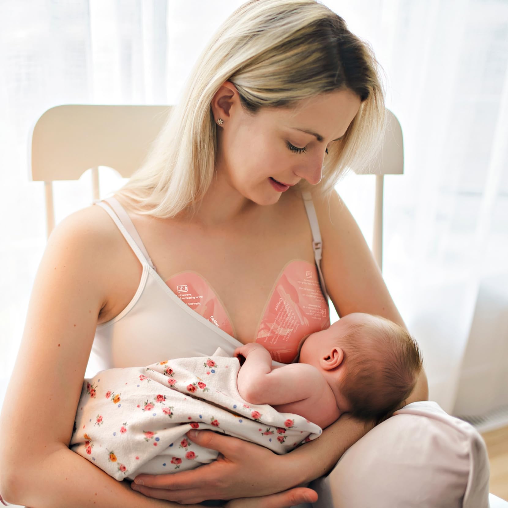 Momcozy Wärmendes Set zur Unterstützung des Milchflusses – Große Wärme- & Kältekompressen mit App-gesteuerter elektrischer Milchpumpe, gemeinsam angewendet für eine effizientere Pumproutine