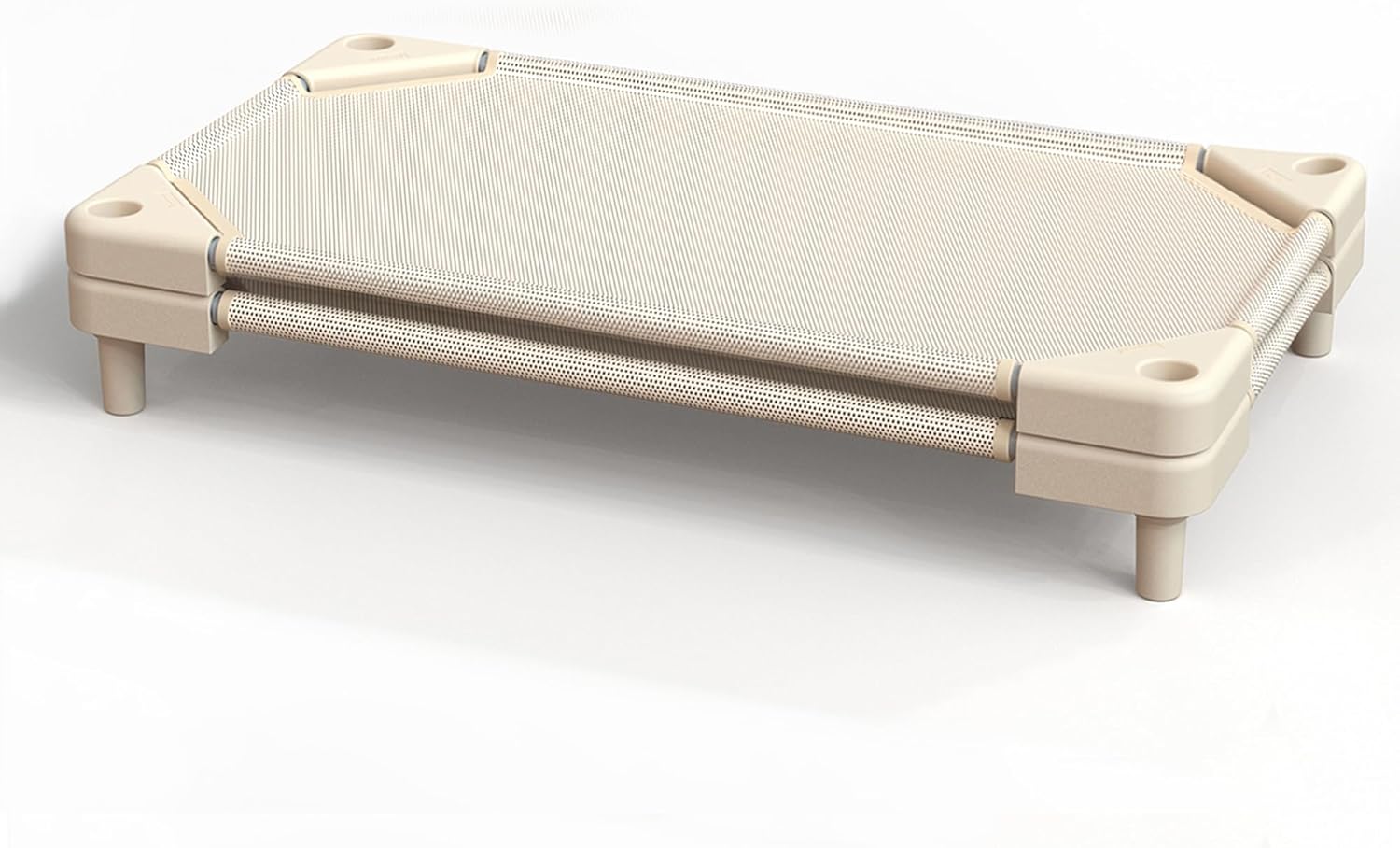 Daycare cots,Stackable Preschool Cot for Kids (Light Beige 2Pack)