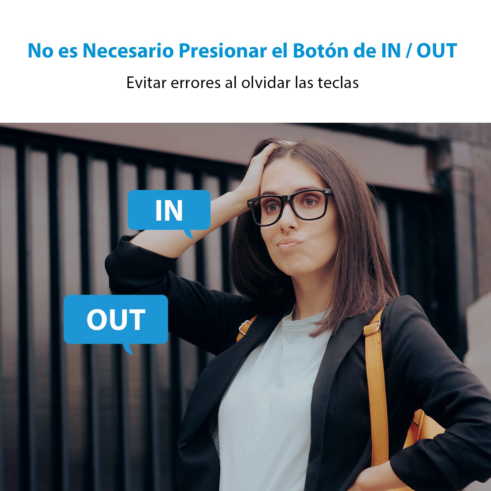 NGTeco WiFi Control Horario Empleados, Maquina fichar empleados español con códigos Facial, de Huella Dactilar, RFID y Pin, máquina de fichar empleados con App biométrica para iOS/Android(MB1)