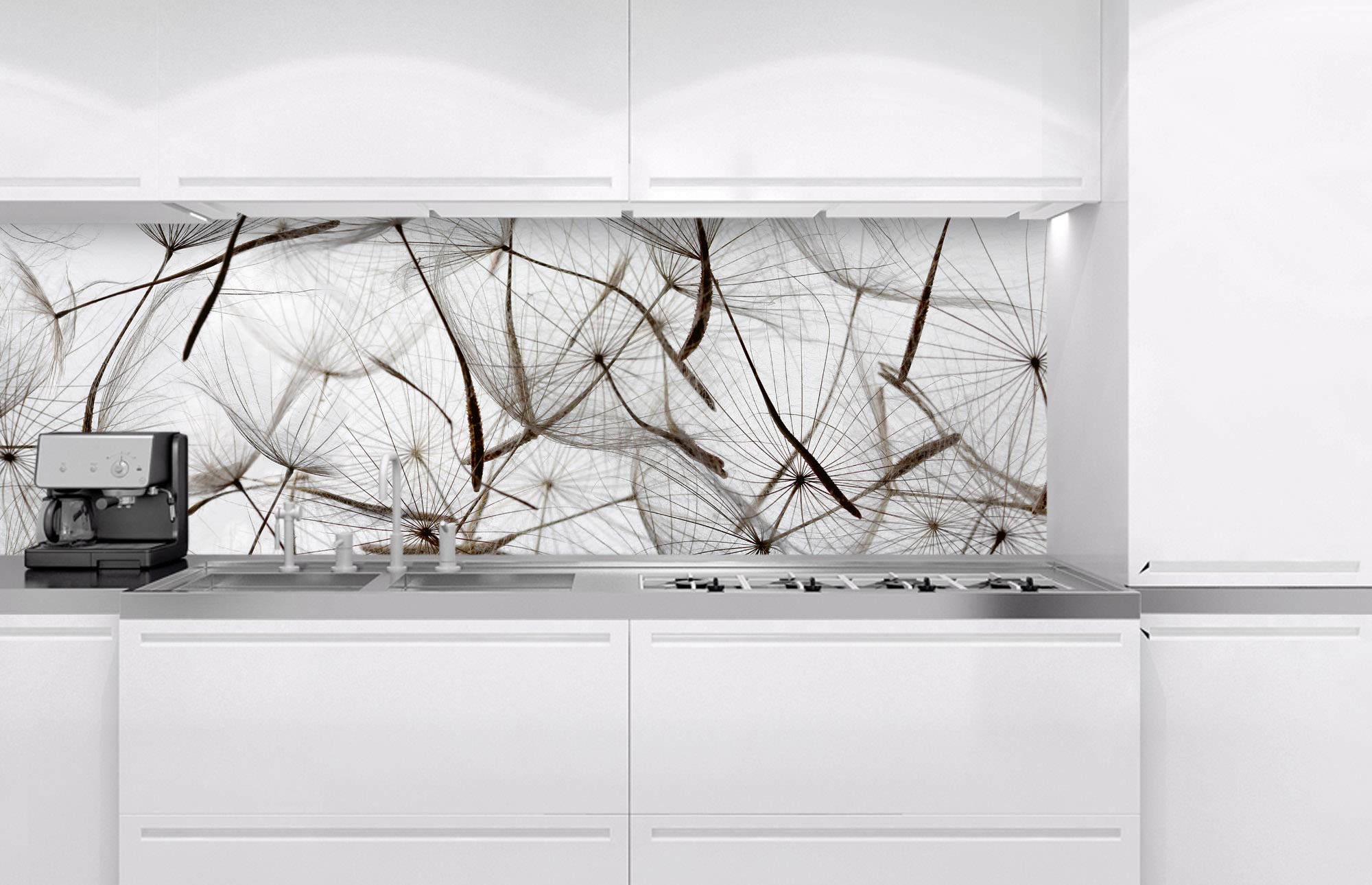 Dimex Line Sticker Crédence Paradisiaque 350x60 Cm - Changez Votre Cuisine En 1 Clin D'œil ! Film Adhésif Décoratif