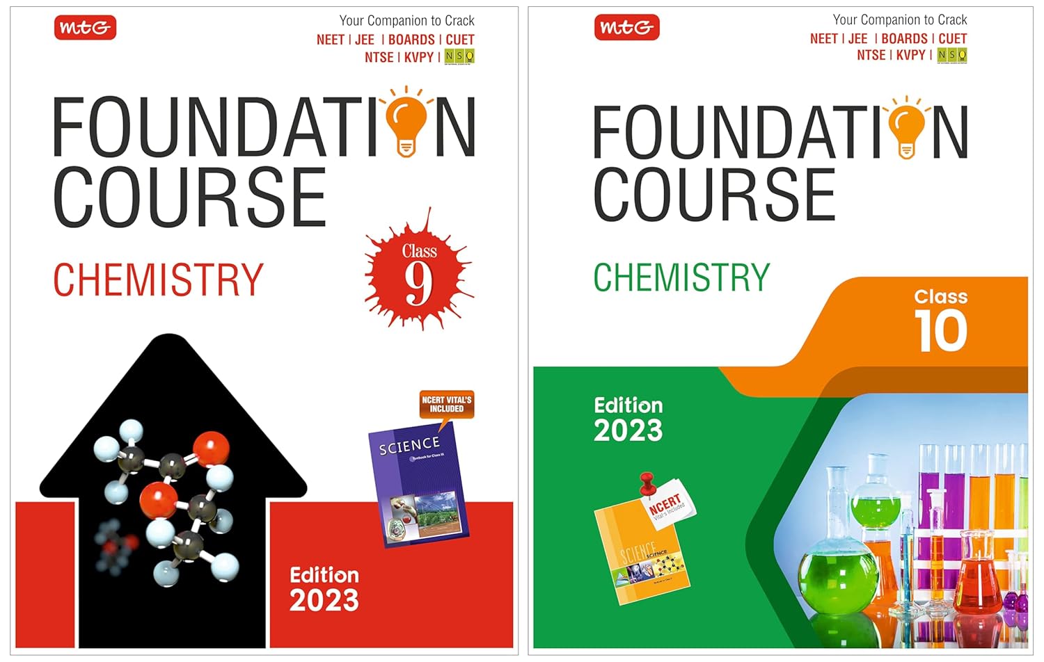MTG Foundation Course Class 10 Chemistry Book & MTG Foundation Course