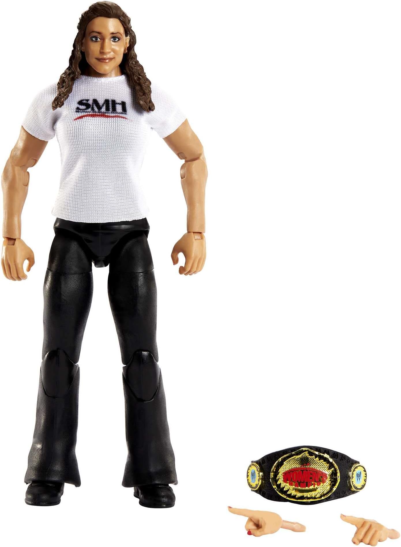 WWE Elite Collection Deluxe Action Figure with Realistic Facial Detailing, Iconic Ring Gear & Accessories
