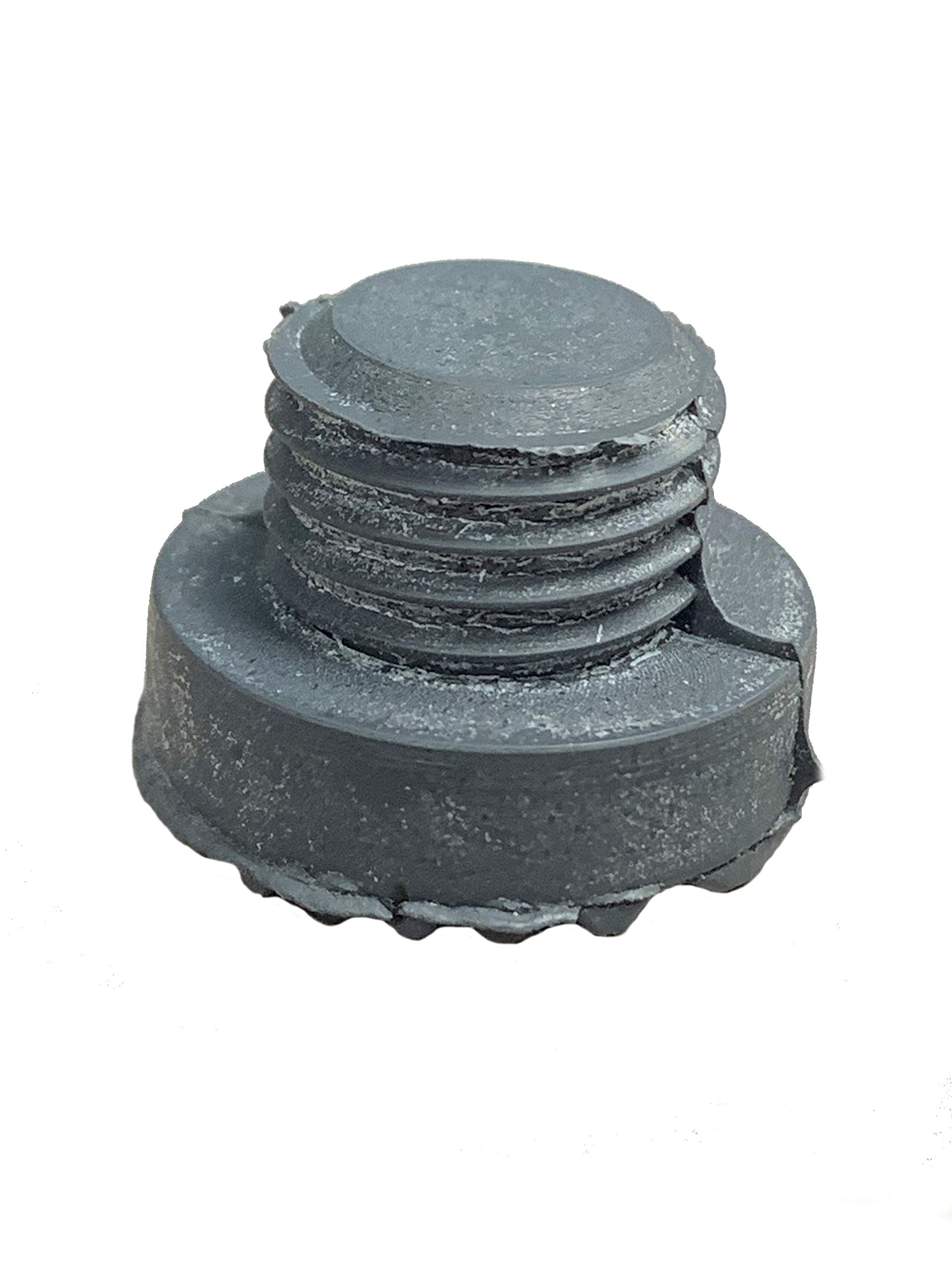 Don-Jo1468 Rubber Replacement Tip, Gray (Pack of 10)