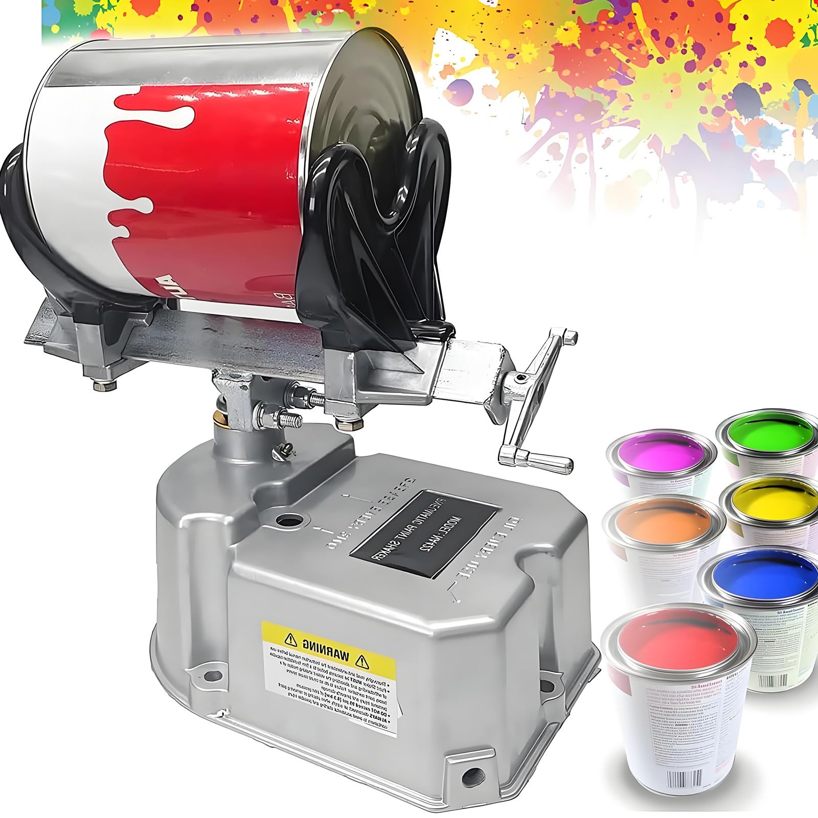 Pneumatyczna mieszarka do farb, pneumatyczny shaker do farb 1-5 kg z regulowanym zaciskiem, 15 min/kubełek, 0-500 razy/min, wytrzymała, napędzana powietrzem mieszarka do puszek z farbą