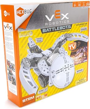 HEXBUG VEX Robotics Warhead Toys for Kids, Fun Battle Bot Hex Bugs Construction Kit War Head