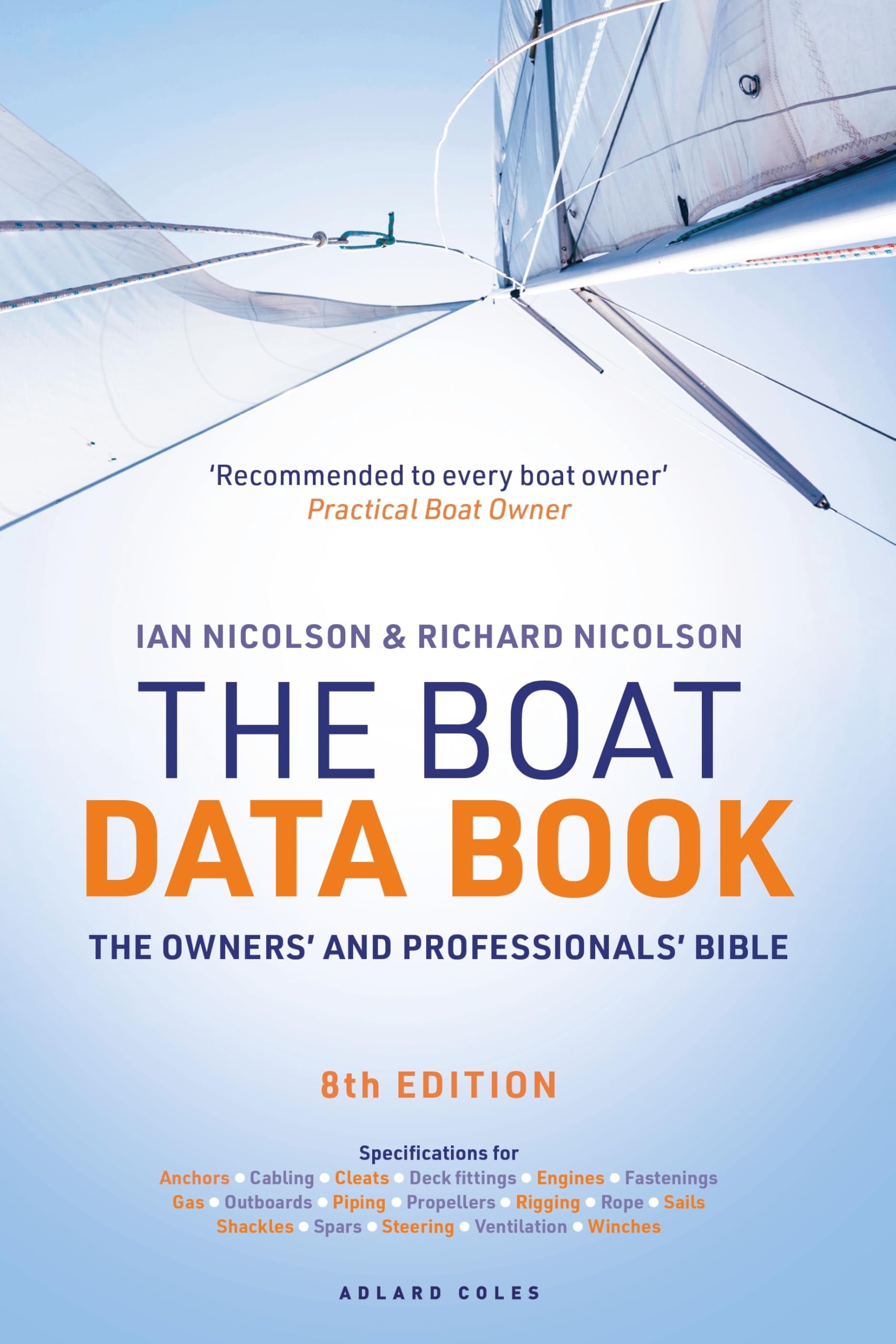 The Boat Data Book 8th Edition by Ian Nicolson PAPERBACK 9781399412933