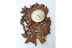 Handcrafted Wooden Barometer: Unveil the Mysteries of Home Weather