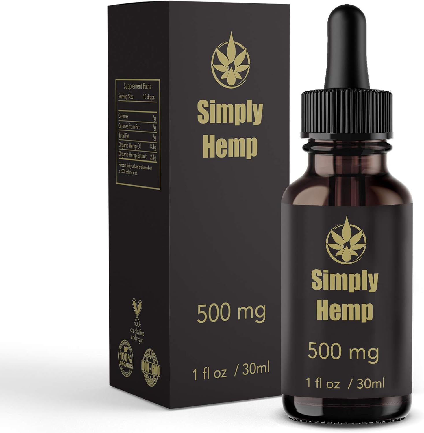 estratto di olio di canapa per il sollievo da ansia e stress da dolore 1000mg