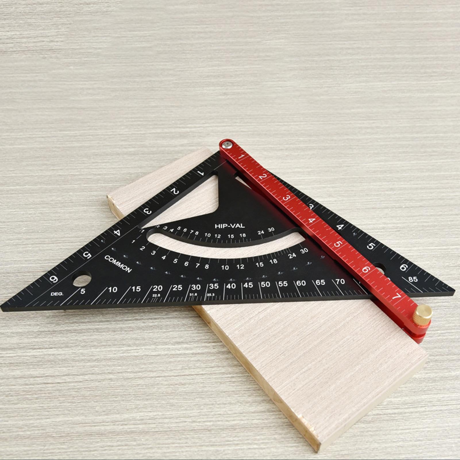 Carpintería Cuadrado - Cuadros De Carpintería | Cuadrado Combinado Encuadre | Aluminio Alloy Rafter Carpentry Triángulo Ruler Con Doble Escala Para Diseño De Renovación Del Hogar Mejora De La Casa