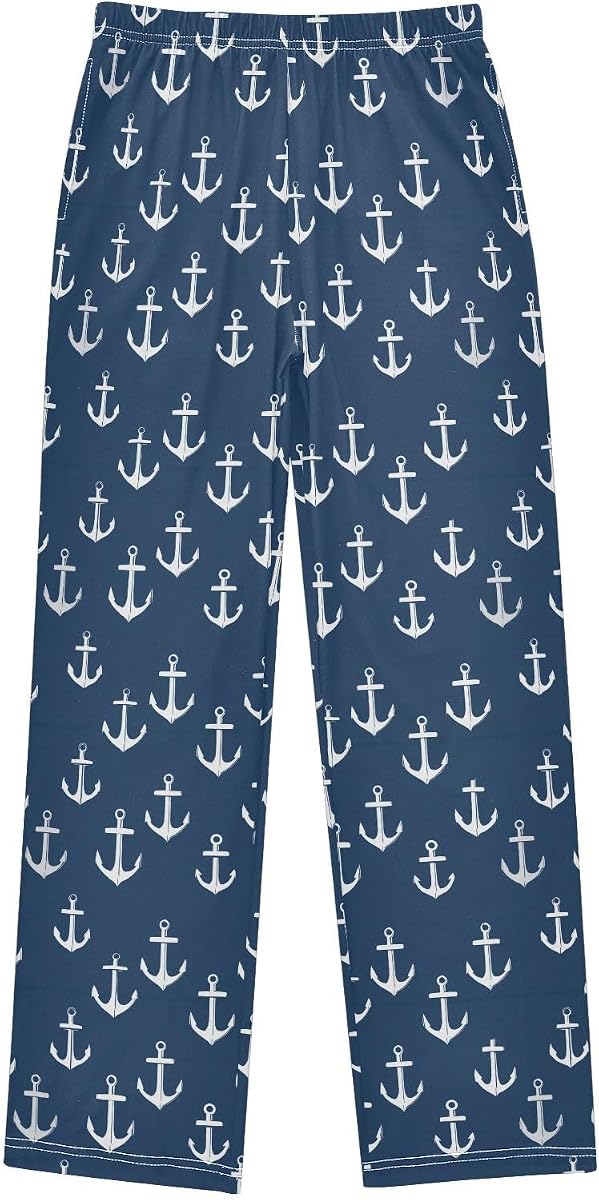 Pantalones de pijama, Nautica Anchors Marine Pajamas Pant Sleep Long Pants Lounge Wear Ropa de dormir Pjs