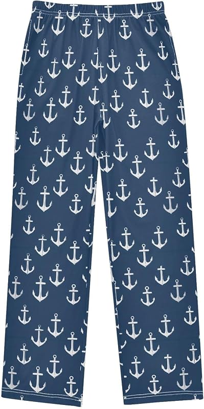 Pantalones de pijama, Nautica Anchors Marine Pajamas Pant Sleep Long Pants Lounge Wear Ropa de dormir Pjs