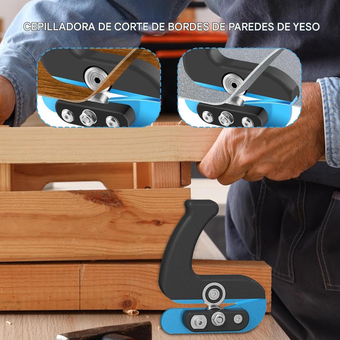 Recortadora de para Cantos,Alicate Manual para Recortar Cantos de de Madera y Dejar Superficies Planas | Herramientas de Carpintería para Bandeado en Tableros de Madera y Modelismo para