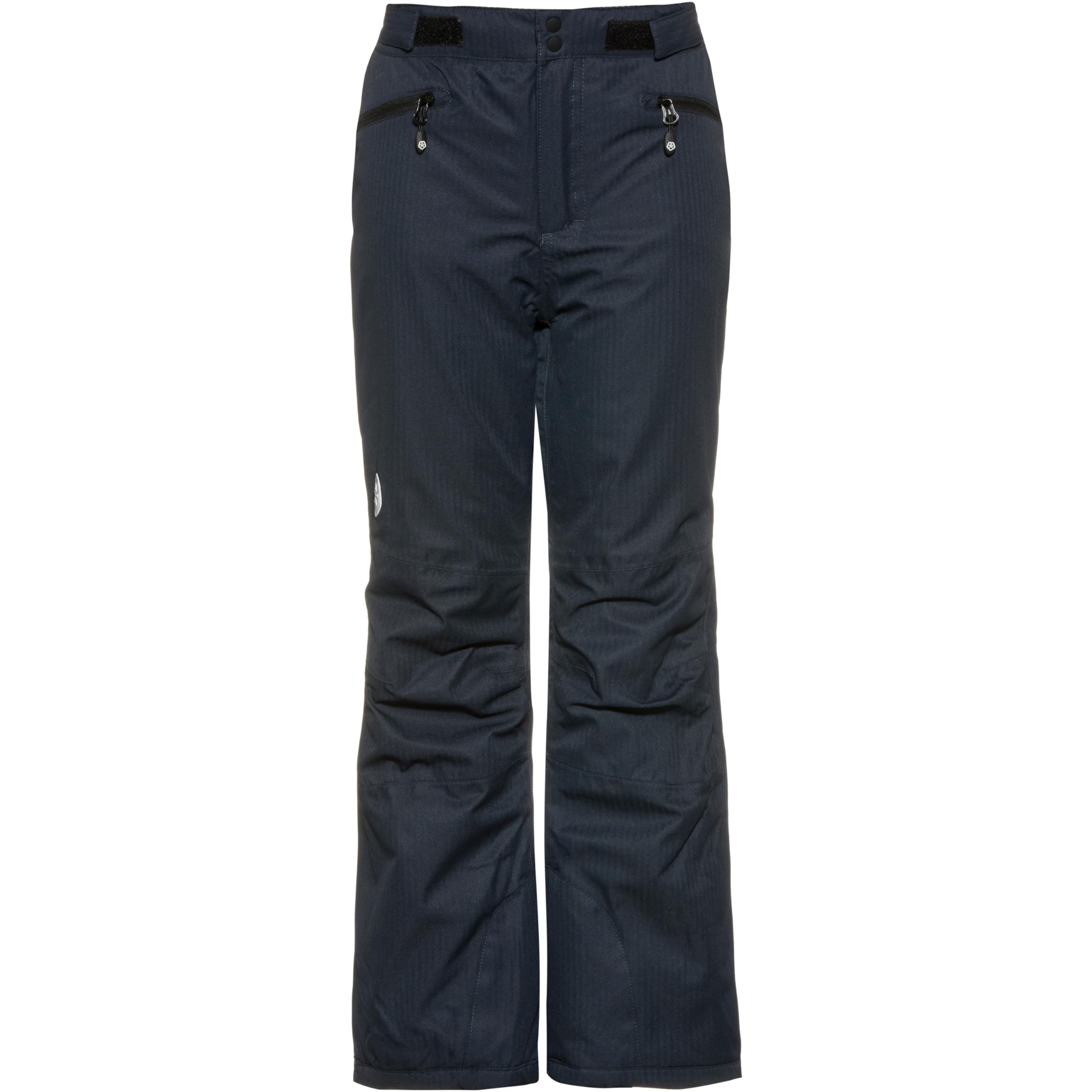 Color Kids Pantaloni da Sci Unisex per Bambini W.Pockets-Recycled Snow Pants, Nero, 128