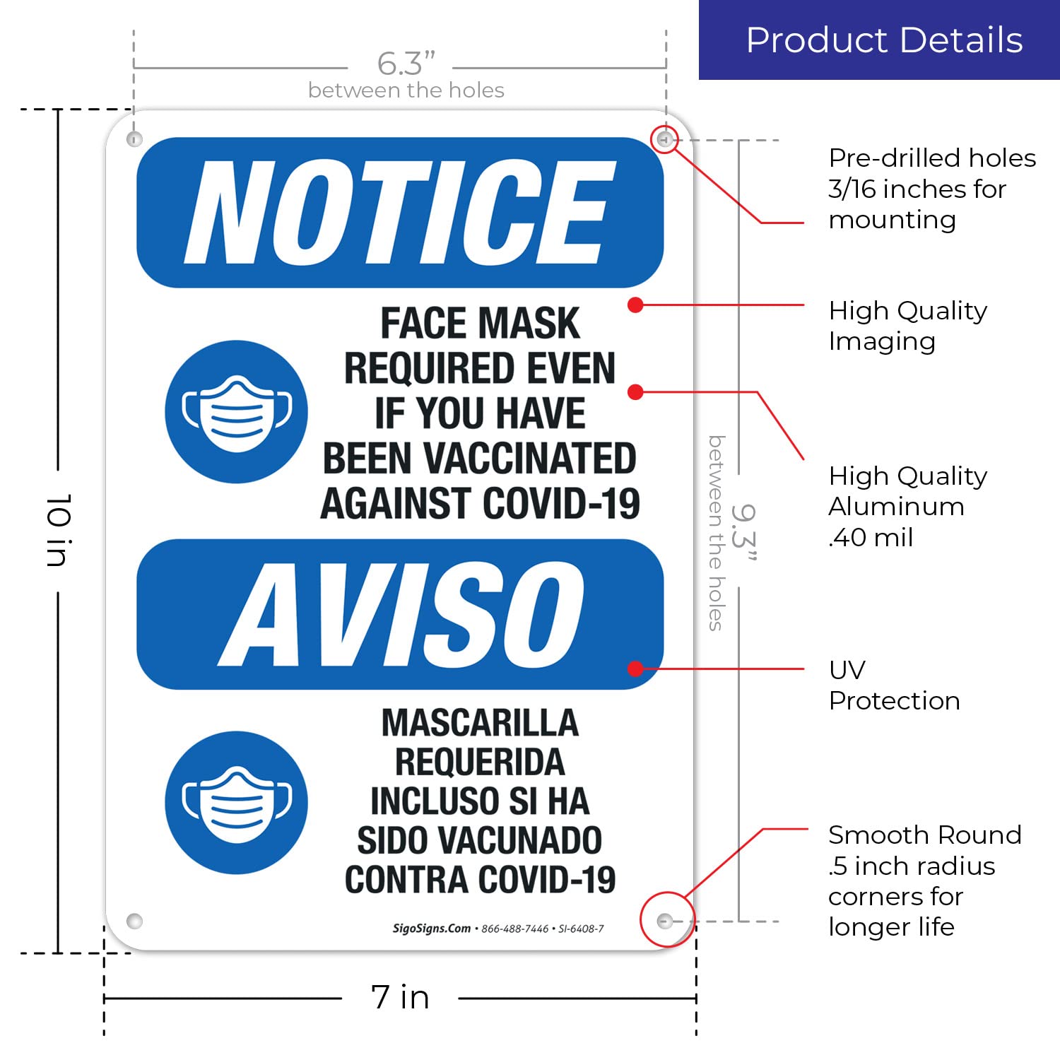 amazon-com-notice-face-mask-required-bilingual-sign-covid-vaccine-sign-10x7-inches-rust-free-040-aluminum-fade-resistant-indoor-outdoor-use-made-in-usa-industrial-scientific for Free Printable Covid Mask Signs Amazon.com: Notice Face Mask Required Bilingual Sign, Covid Vaccine Sign, 10x7 Inches, Rust Free .040 Aluminum, Fade Resistant, Indoor/Outdoor Use, Made in USA : Industrial & Scientific for Free Printable Covid Mask Signs