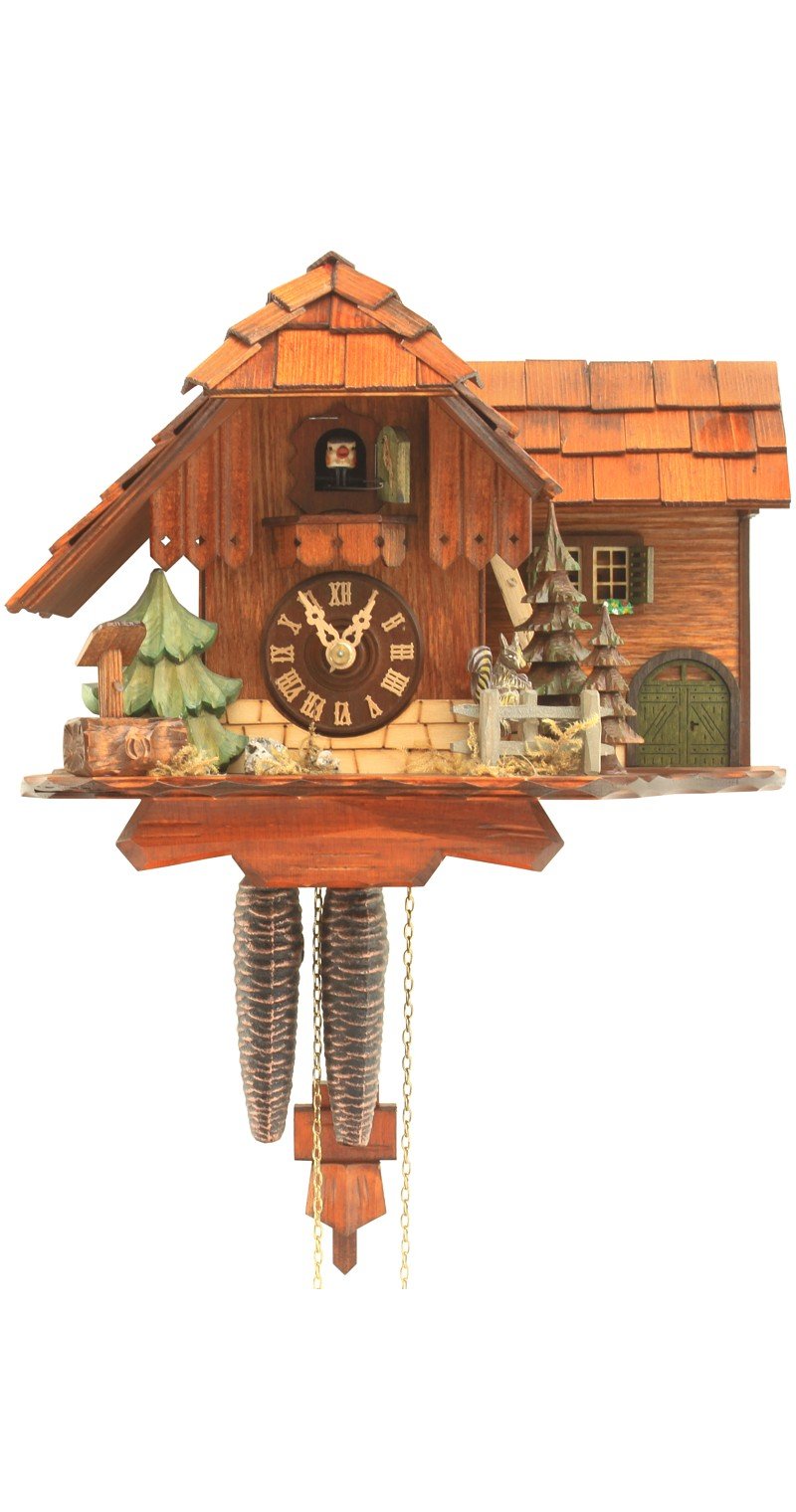 Rombach & Haas Cuckoo Clock Jumping Squirrel
