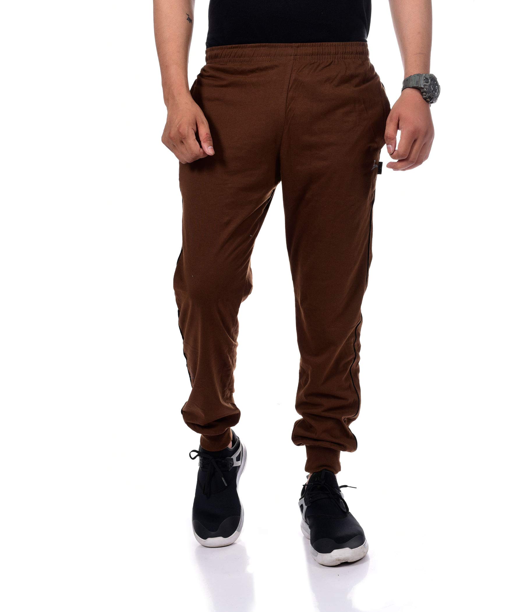 ZeffitMen Poly Cotton Track Pants with Two Side Pockets