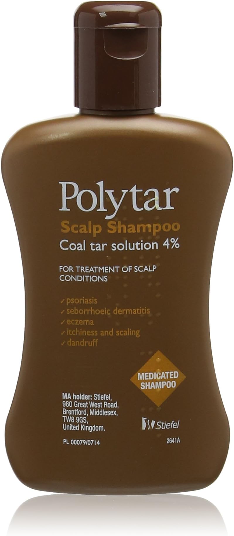 Liquid Concentrated Antiseptic Tar Medicated Scalp Cleanser Shampoo 150 Ml (Pack Of 2)