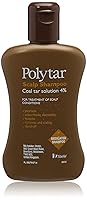 Vista 1 de Polytar Líquido Concentrado Antiséptico Antiséptico Champú Limpiador Cuero Cabelludo Medicado 150 Ml (Pack De 2)