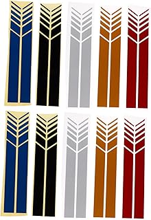 Hemobllo 10 Pares De Adesivos De Carro Decoração De Carro Decalques De Motocicleta Adesivos Removíveis Retrovisores Reflexivos Calcomanias Para Automóveis Adesivo Decalque Reflexivo De