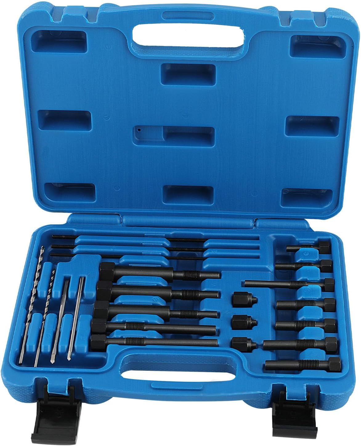 8mm 10mm Glow Plug Tool 16pc Glow Plug Removal Tool Set - Professional Extractor Kit For Damaged 8mm &amp; 10mm Glow Plugs Damaged Glow Plug Extractor Set