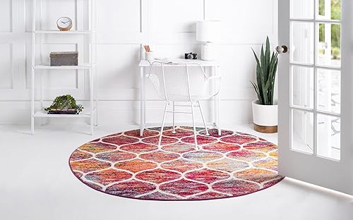 Miniatura 420 de Rugs.com Lattice Frieze Collection Alfombra – 4 x 6 pies, alfombra mediana negra perfecta para salas de estar, comedores grandes, planos abiertos