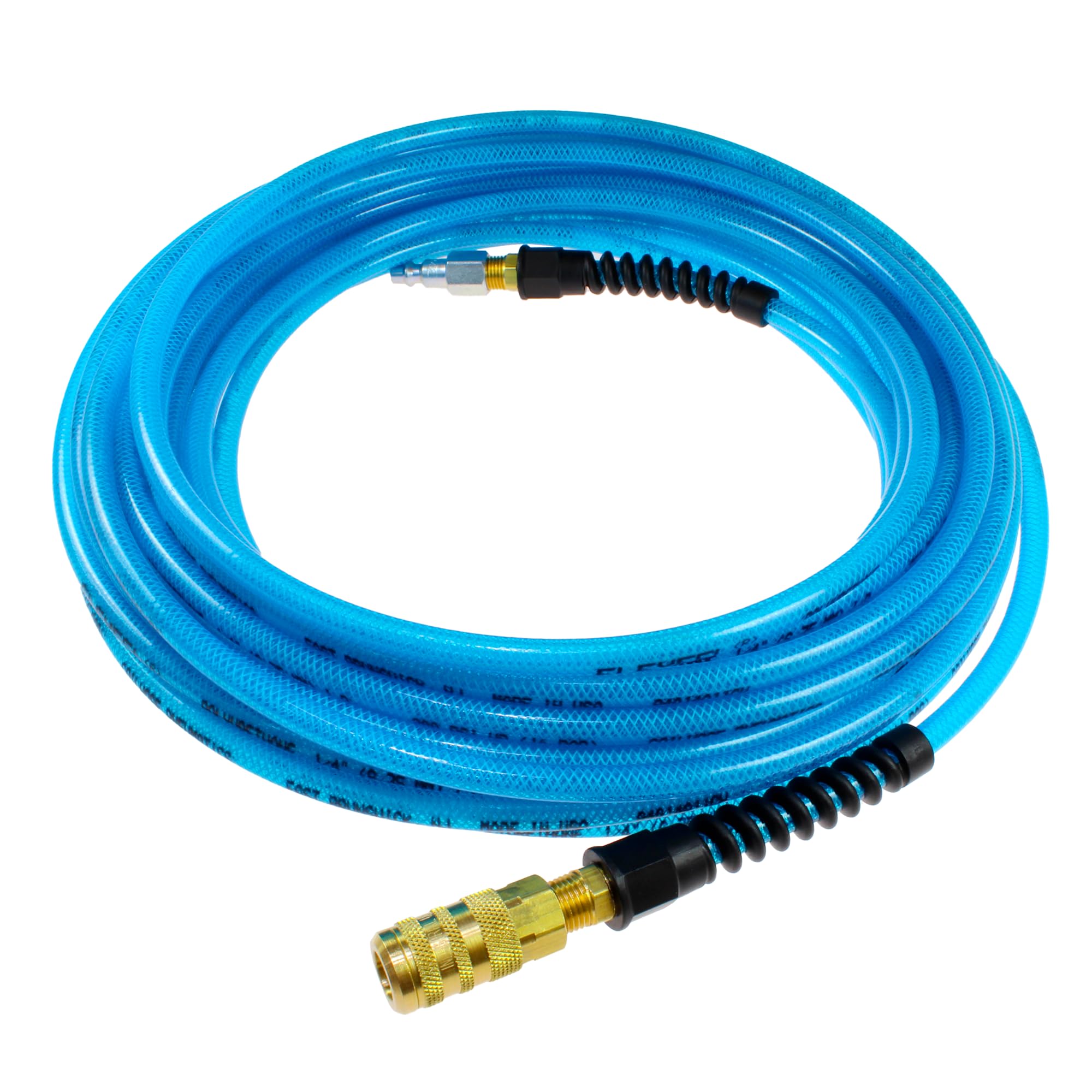 Coilhose Pneumatics PFE4100TS15X Flexeel Reinforced Polyurethane Air Hose, 1/4" ID
