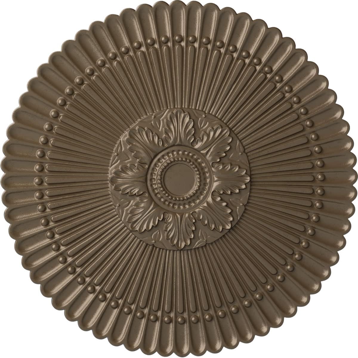 Ekena Millwork CM30NEWSS Nexus Ceiling Medallion, Warm Silver, 30"OD x 1 1/4"P