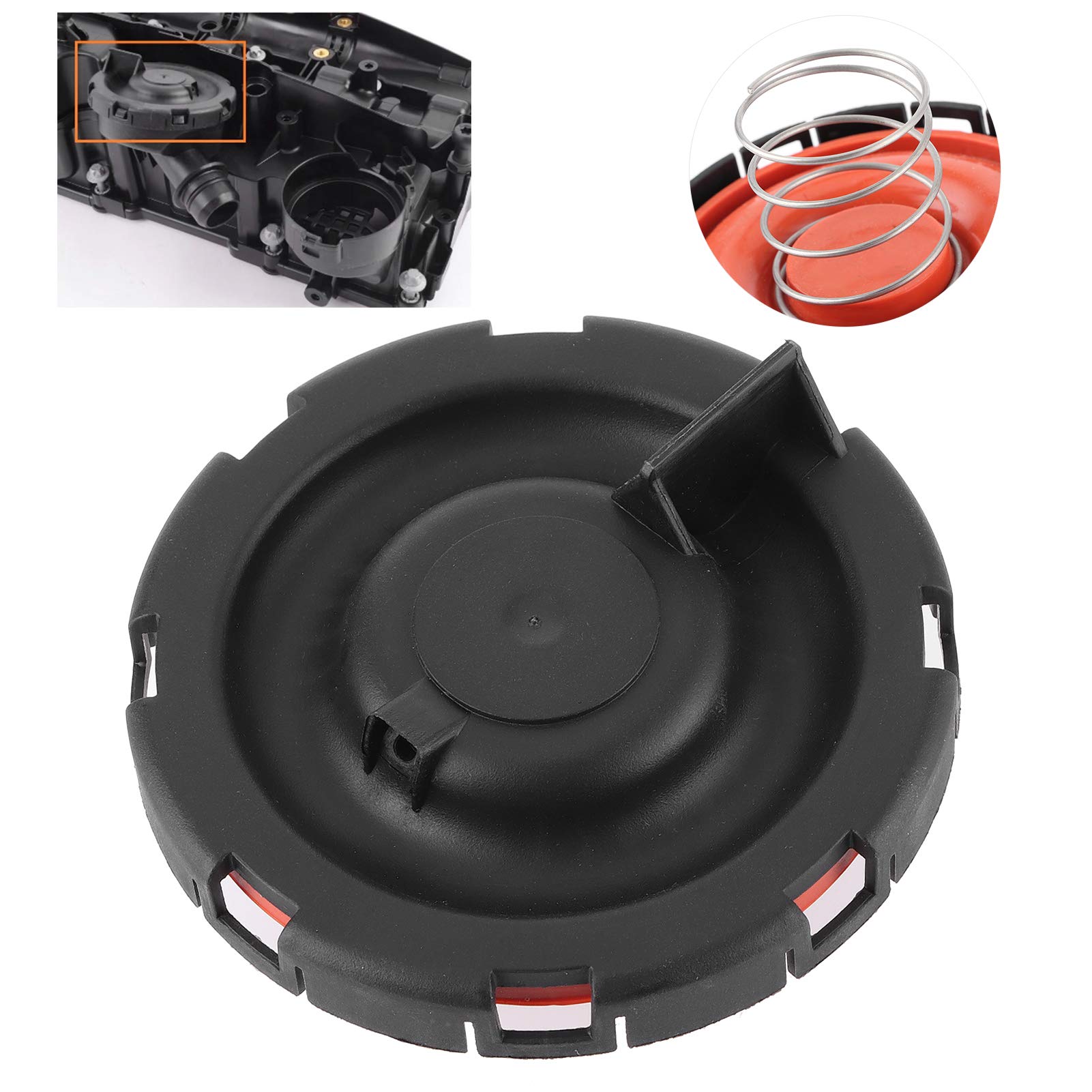 11127823181 + Coperchio valvola testata motore PCV - Coperchio testata cilindro 11127823181 Adatto per motori serie 3/4/5/7 X3 X4 X5 X6 N57 N57N