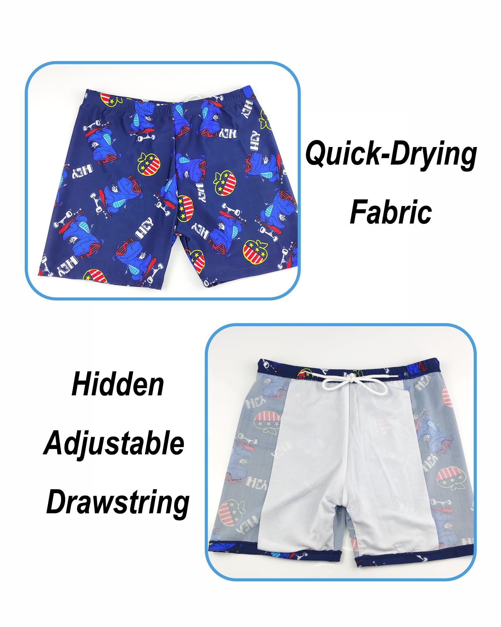 UV Shirt & Badehose Kinder 2-10 Jahre - Badeshirt UV & Badeshorts Jungen Schwimmshirt Kinder UV-Schutz UPF 50+