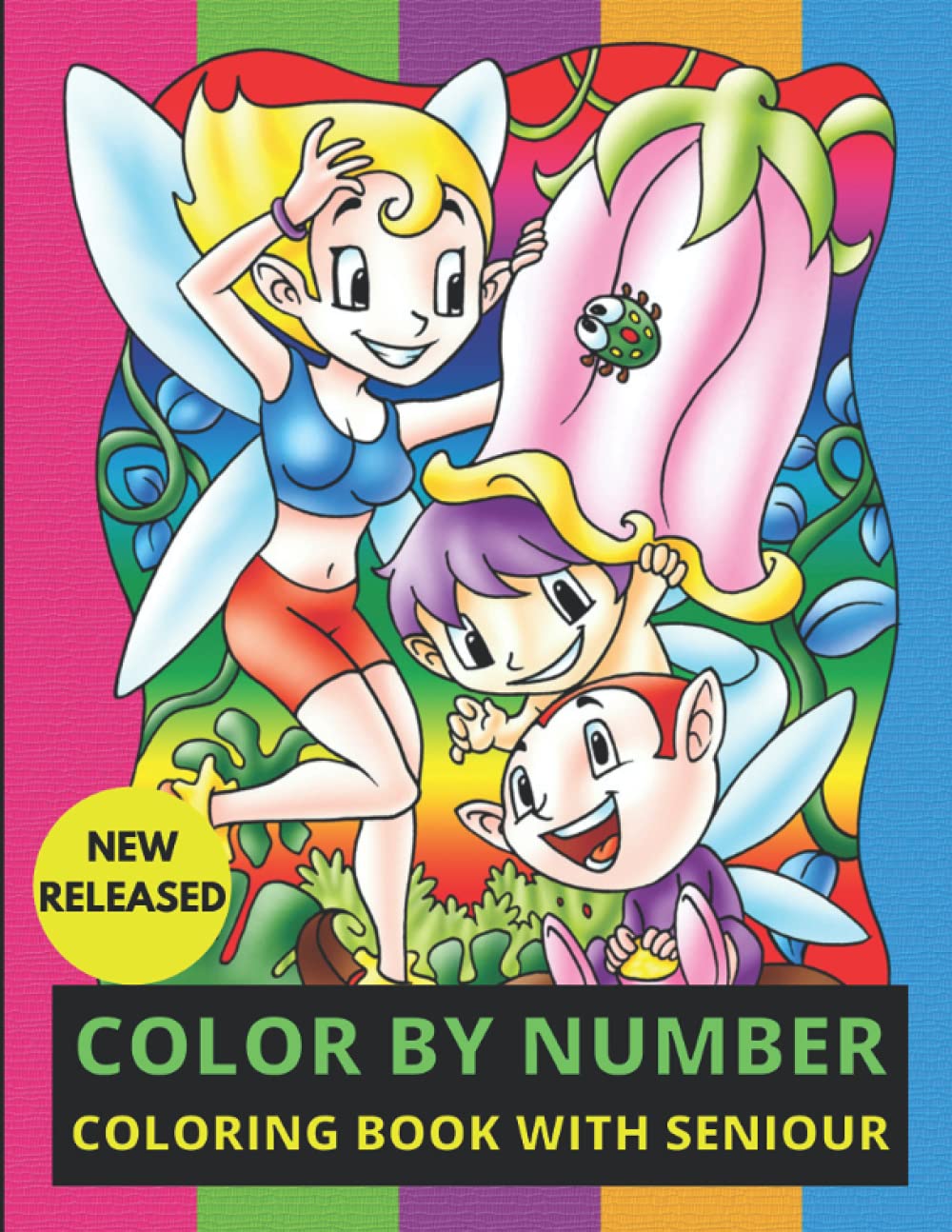 Color By Number Coloring Book With Seniour: An Adult And Seniour Coloring Book with Fun, Easy, and Relaxing Coloring Pages (Color by Number Coloring Books for Adults)