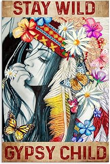 Stay Wild Gypsy Child Poster (24" x 36" (60 x 91.5 cm))