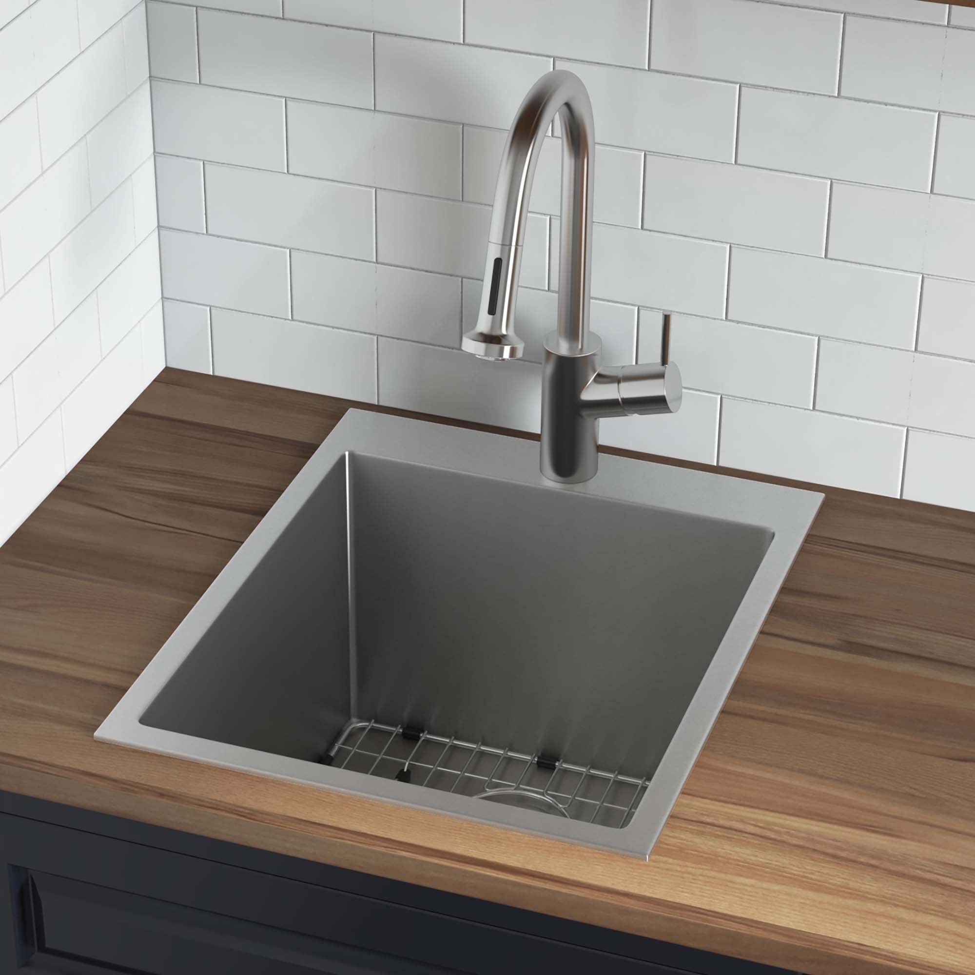 Buy Ruvati Top Laundry Utility Sink 18 x 22 x 12 inch Rounded Corners