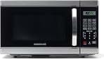 Farberware Countertop Microwave 1000 Watts, 1.1 Cu. Ft. - Microwave Oven With LED Lighting and Child Lock - Perfect for Apartments and Dorms - Easy Clean Stainless Steel