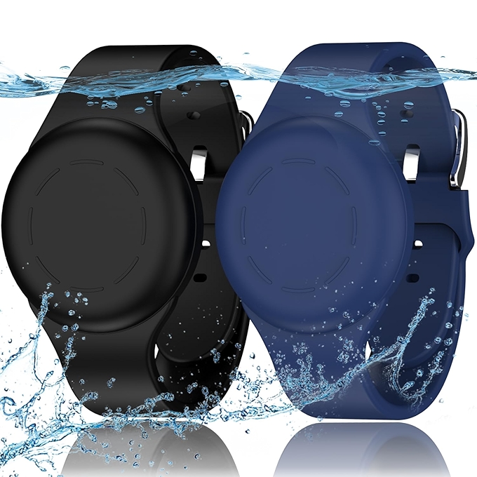 R-fun防水儿童Air Tag手环（夜蓝/黑色）