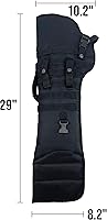 Vista 2 de Silfrae Escopeta táctica vaina táctica rifle táctico vaina escopeta bolsa de hombro