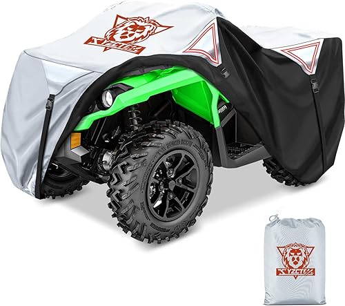 XYZCTEM Funda prémium para cuatrimoto, protección al aire libre contra el agua, los rayos UV, el viento. Cubierta cuádruple para Can-am, Suzuki,