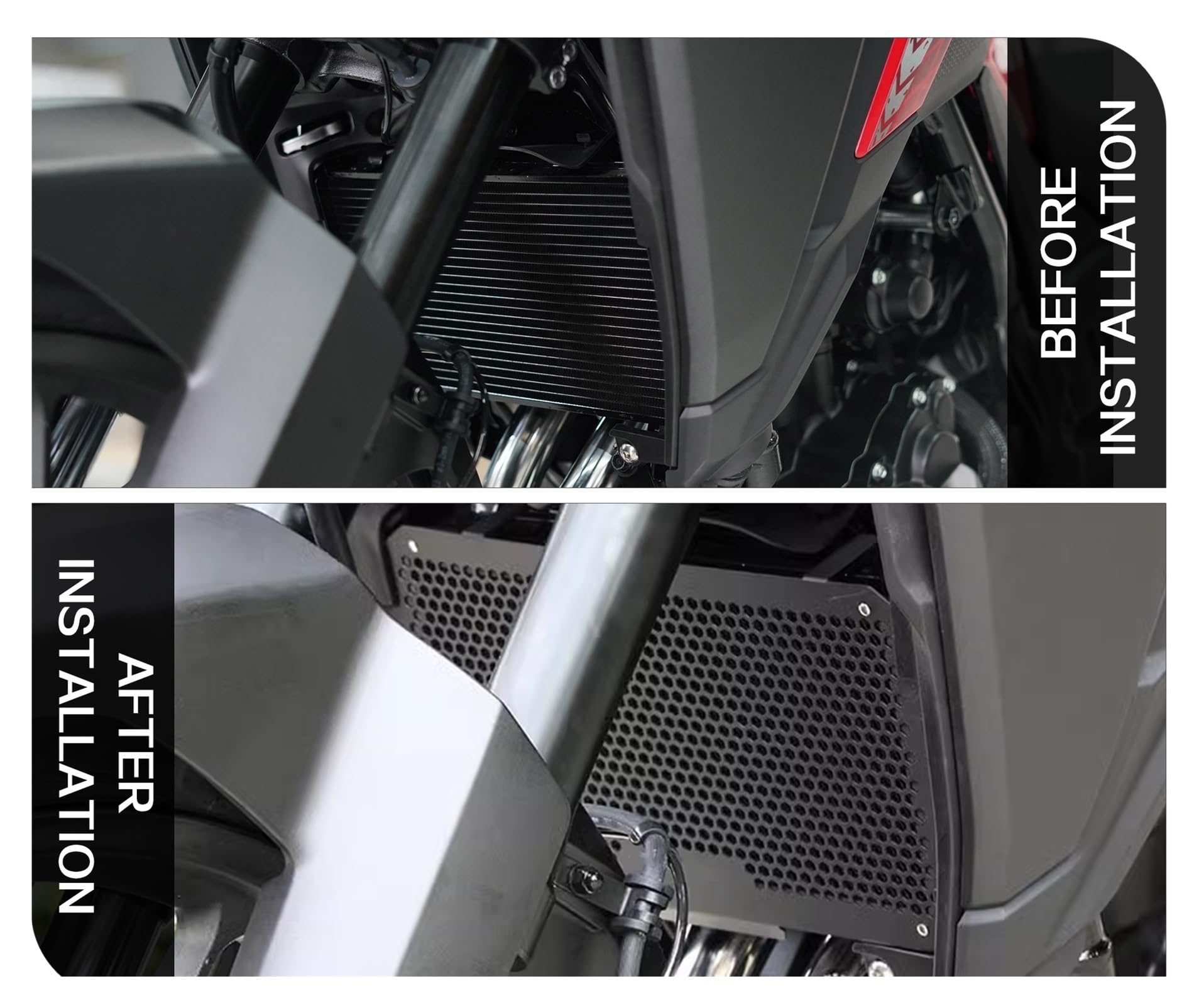Protector De Rejilla del Radiador para Ho&nda NX500 NX400 2023 2024, NX 400 NX 500 Protector De Radiador Rejilla Cubierta Accesorios
