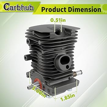 Amazon.com: Carbhub MS180 Cylinder Piston Crankshaft for