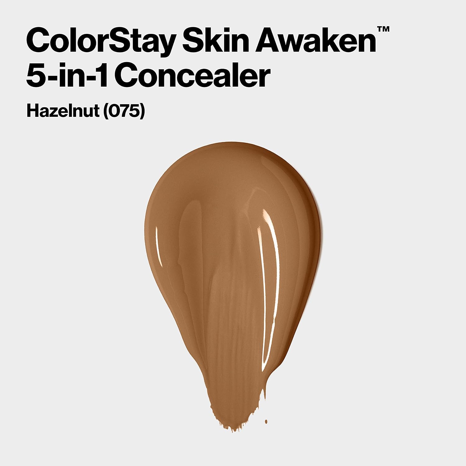 Revlon ColorStay Skin Awaken 5-in-1 Concealer 24HR Wear (30g) Fragrance & Paraben Free, Deep (075) Unisex - Image 3