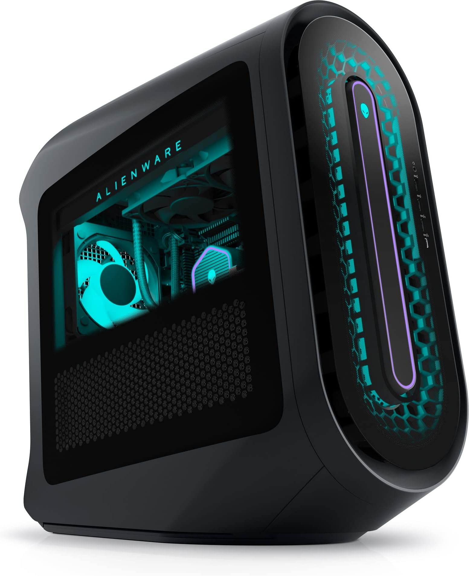 New Aurora R15 The Beast Gaming Desktop 13th Gen i9 13900KF 24-Core 5.8GHz RTX 4090 24GB Cryo-tech Edition Liquid Cooling Dark Side of The Moon 2TB SSD 64GB RAM Win 11 PRO