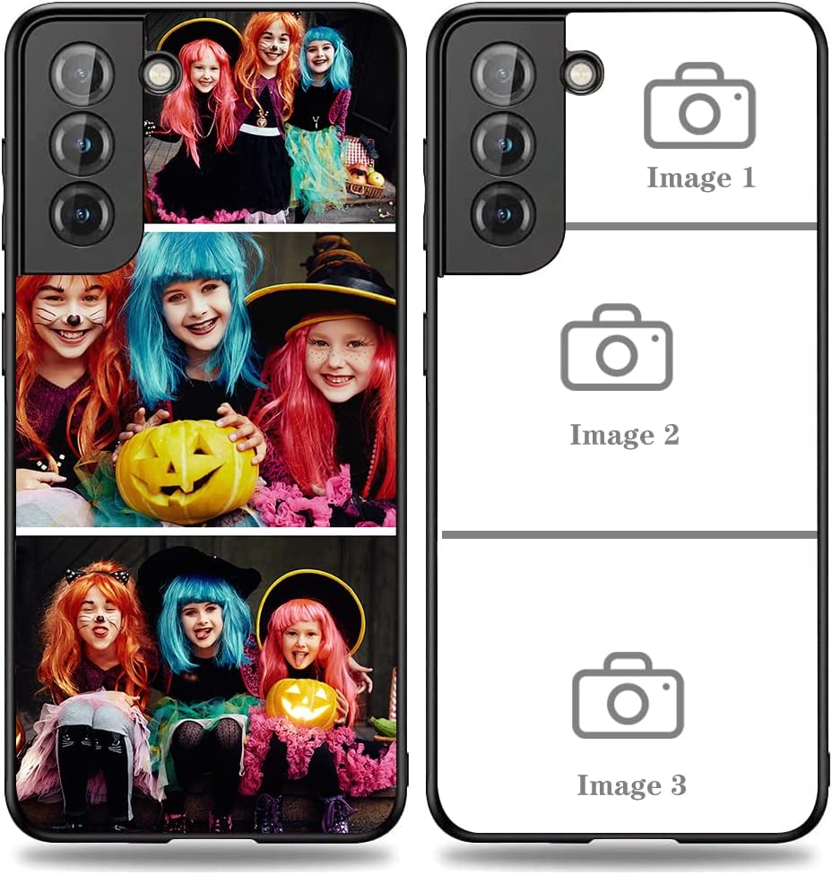 Personalized Multiple Pictures/Photos Customized Gift Custom Phone Case for Samsung Galaxy S26 S25 S24 S23 ULTRA PLUS S22 PLUS ULTRA S21 FE S21 Ultra Plus S20 FE S20 Plus Ultra Silicone Cover Case (2)