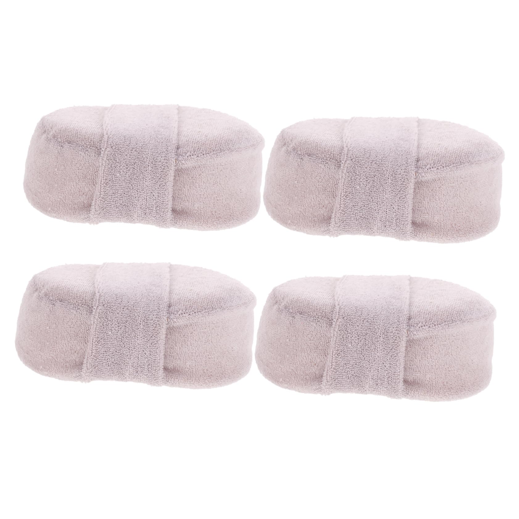 Beaupretty Juego de 3 Esponjas Exfoliantes Suaves con Respaldo de Tela para Hombres Y Mujeres Ideal para La (4 Unidades)