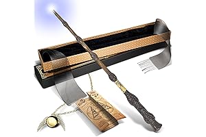 Magical Light Up Wizard Wand, Your Halloween Glowing Witch Staff