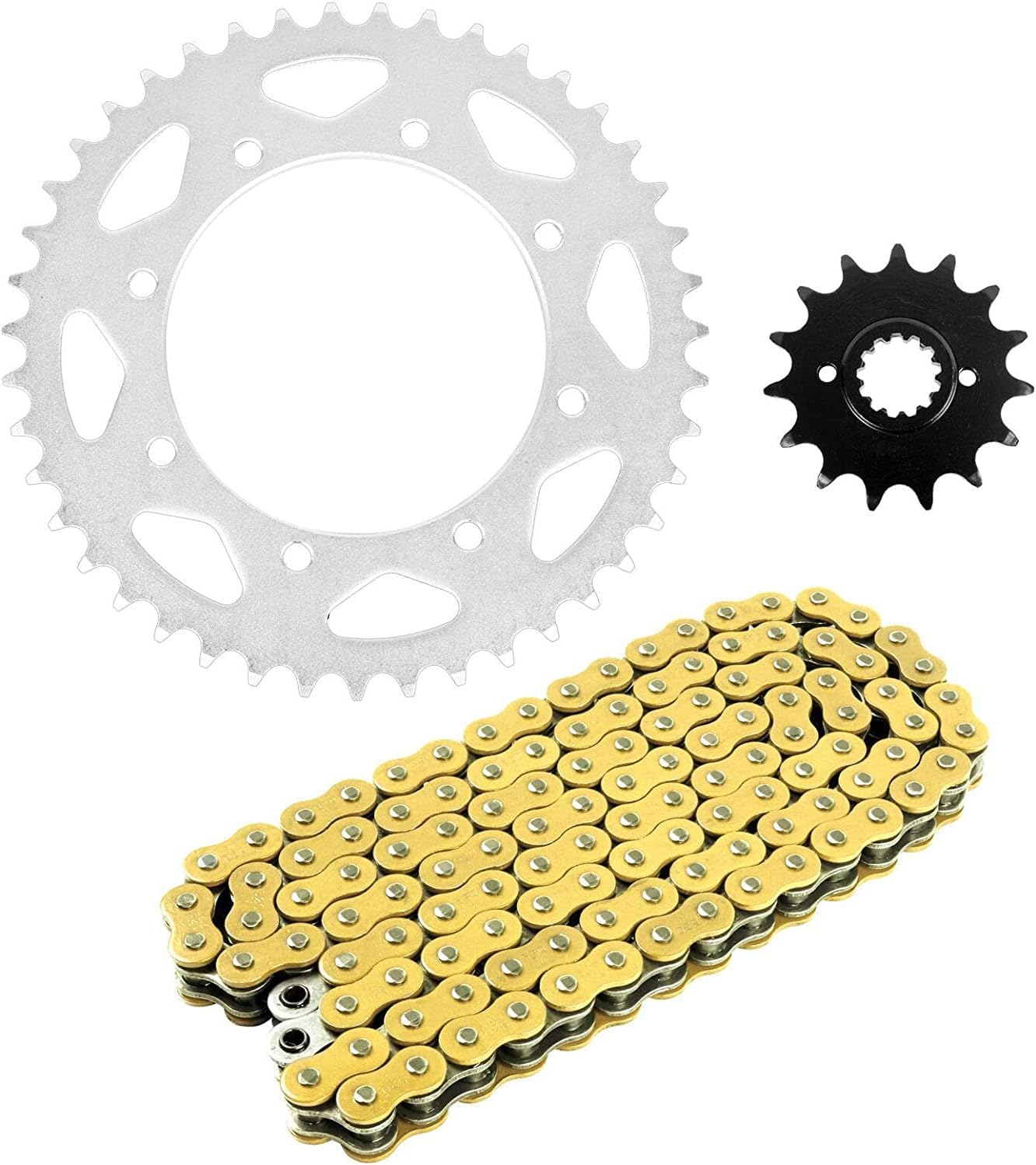 Caltric ORing Drive Chain and Sprockets Kit Compatible