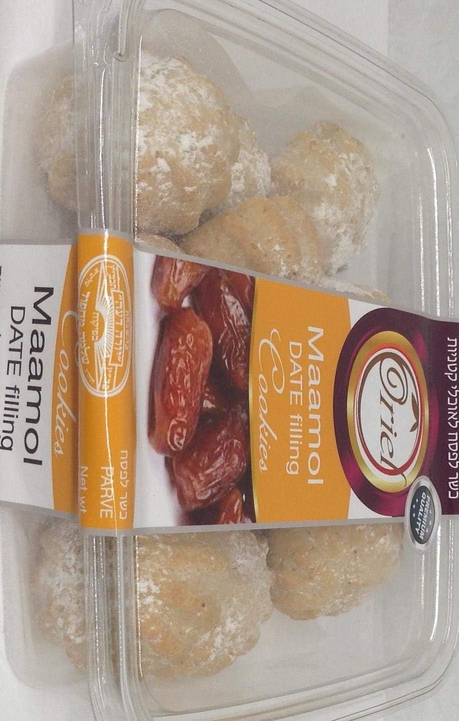 Oriel Maamol Date Filling Cookies Koshe For Passover 10.5 Oz. Pk Of 3.