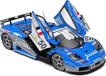 Amazon.com: Solido 1:18 McLaren F1 GTR Short Tail #50 Blue : Arts