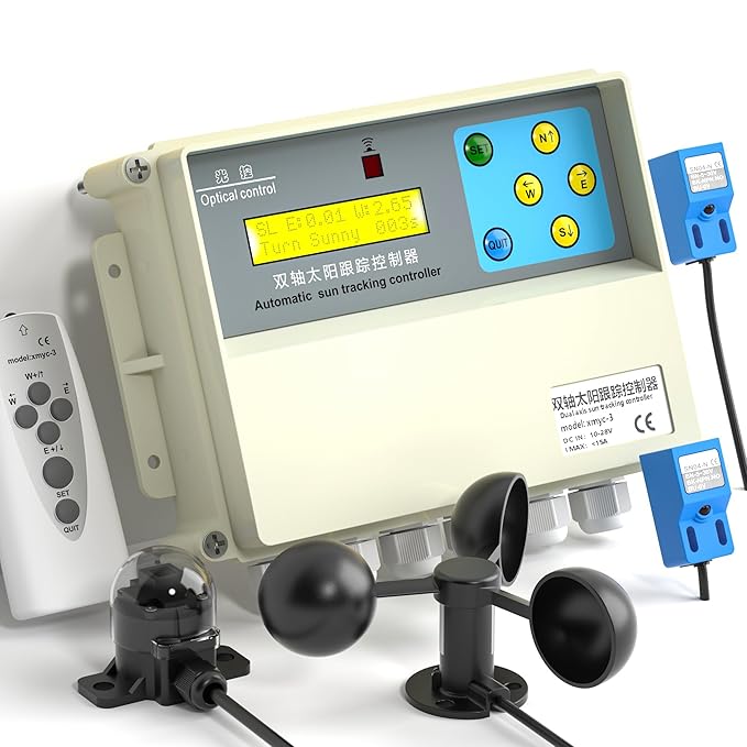 Dual Axis Solar Tracker Controller, Automatic Sun Tracking Controller