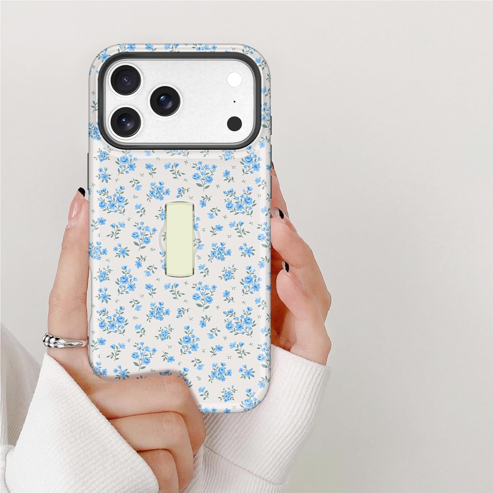 KANGHAR Funda diseñada para iPhone 17 Pro con correa para el dedo, bonita